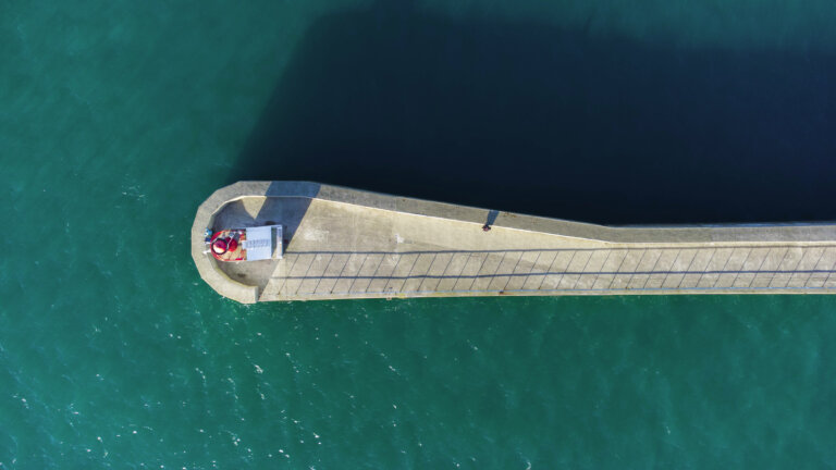 Prise de vue drone phare Saint-Malo